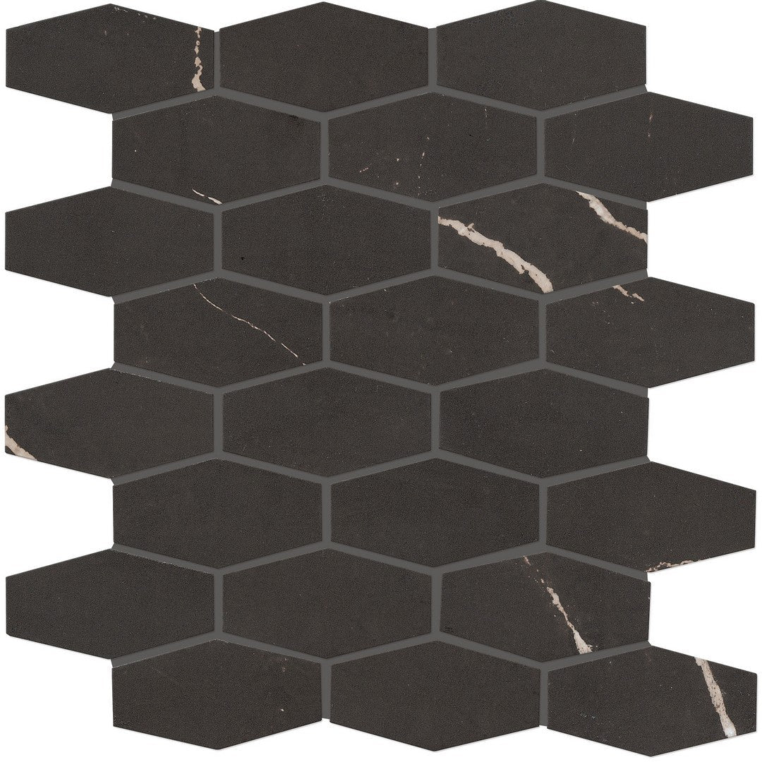 Marazzi Classentino Marble 2" x 3" Matte Linear Hexagon Mosaic