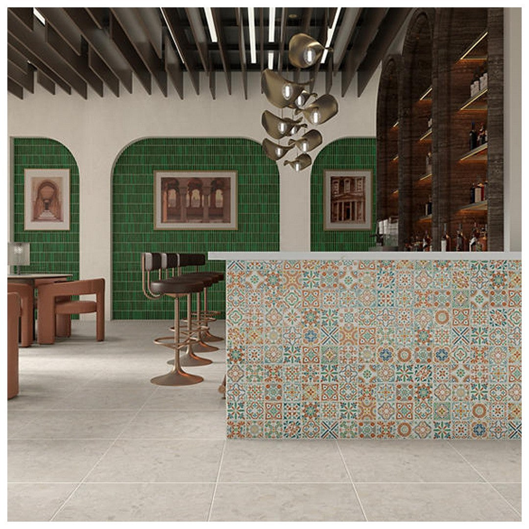 Marazzi-Cotto-Revival-11.05-x-11.56-Glossy-Stacked-Porcelain-Mosaic-Clover-Crackle