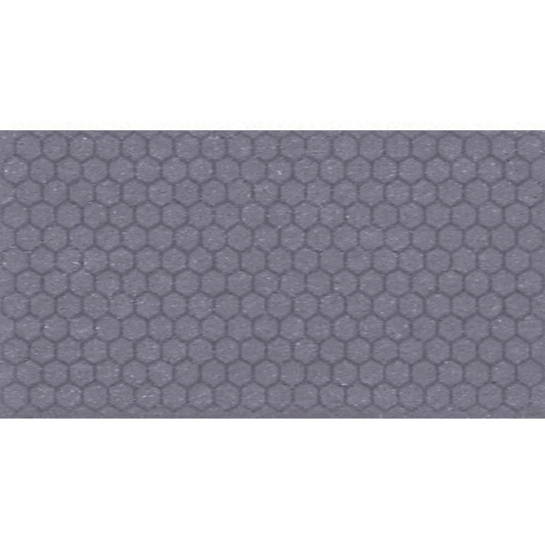 Daltile-Keystones-12-x-21-Matte-Porcelain-1-Hexagon-Mosaic-Deep-Purple