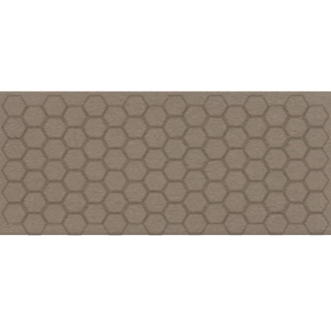 Daltile-Keystones-12-x-24-Matte-Porcelain-2-Hexagon-Mosaic-Artisan-Brown