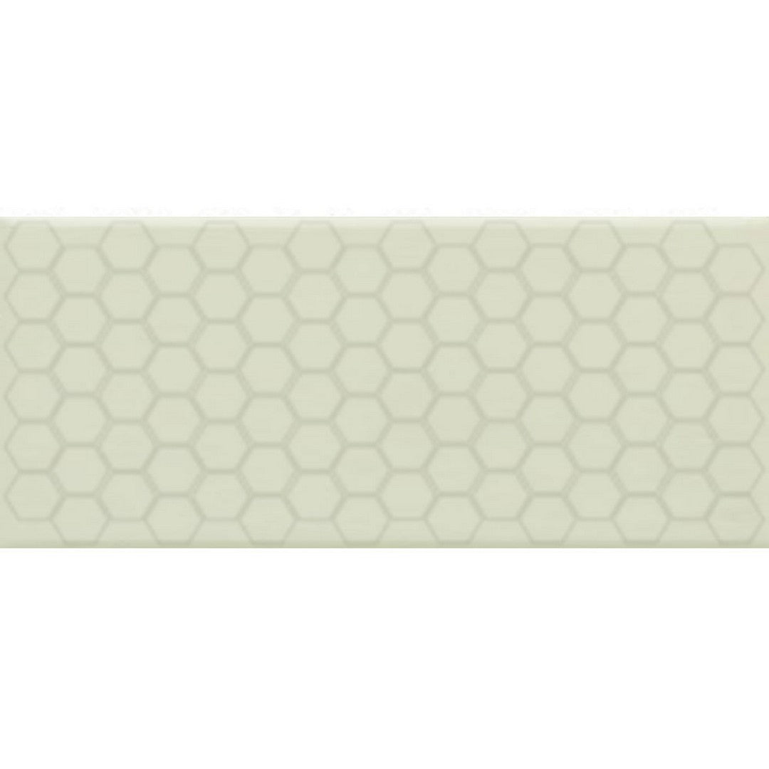 Daltile-Keystones-12-x-24-Matte-Porcelain-2-Hexagon-Mosaic-Mint-Ice