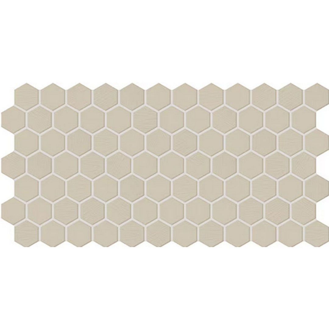 Daltile Keystones 12" x 24" Textured Porcelain 2" Hexagon Mosaic