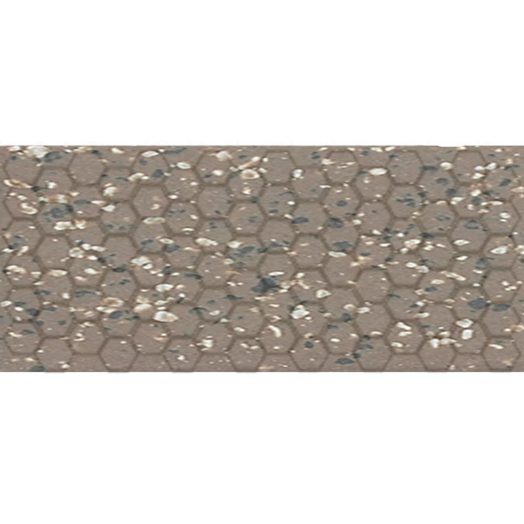 Daltile-Keystones-12-x-24-Matte-Porcelain-2-Hexagon-Mosaic-Artisan-Brown-Speckle