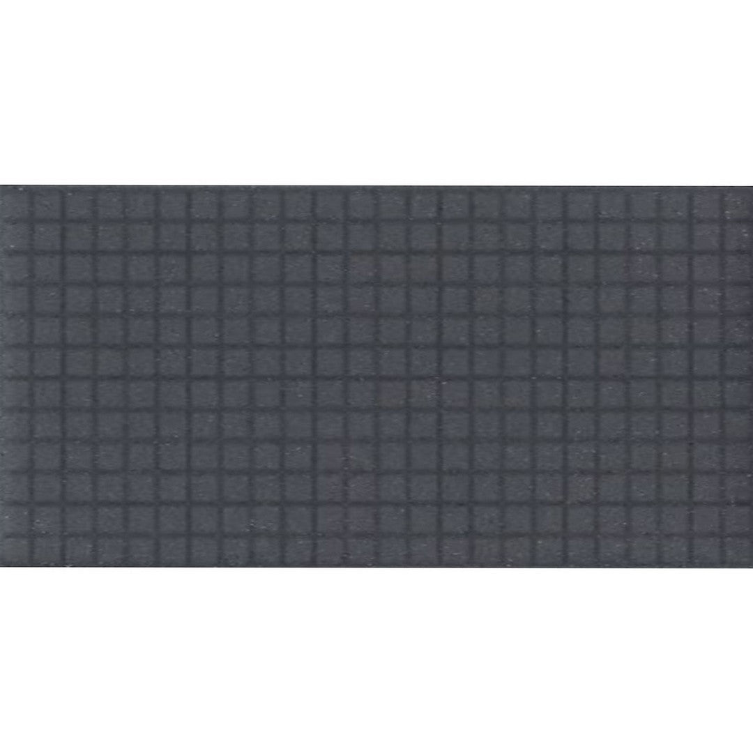 Daltile-Keystones-12-x-24-Matte-Porcelain-1-Straight-Joint-Abrasive-Mosaic-Black-Ebony