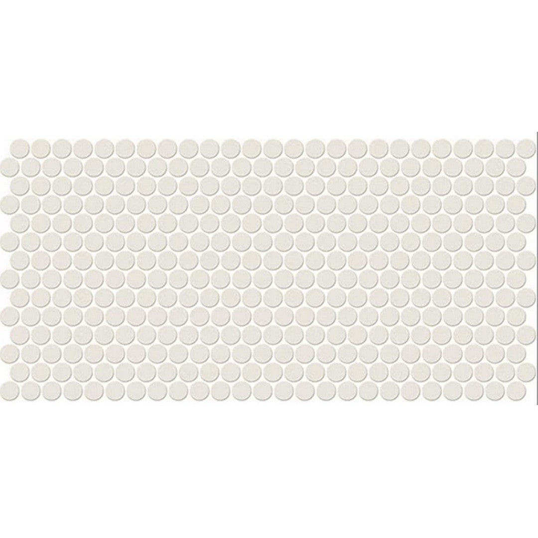 Daltile Keystones 10" x 22" Matte Porcelain 1" Penny Rounds Mosaic