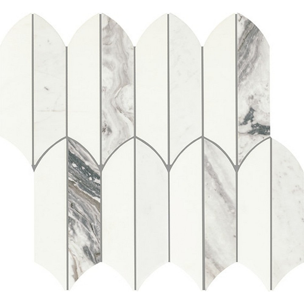 Daltile-Eclessia-Marble-13-x-14-Polished-Natural-stone-Feather-Mosaic-Pacifica-Blend