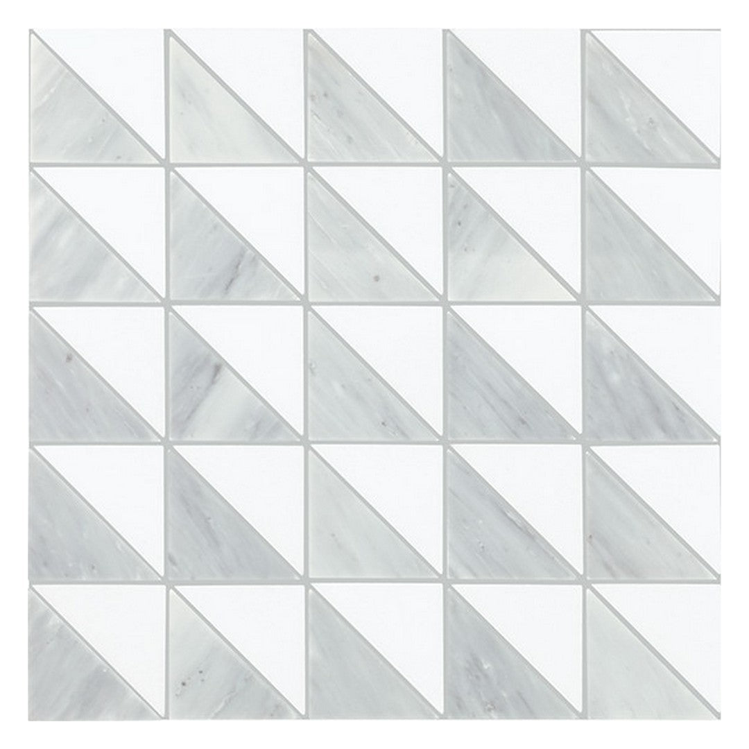 Daltile-Gamma-12-x-12-Honed-Natural-Stone-Triangle-Mosaic-Bella-Blend