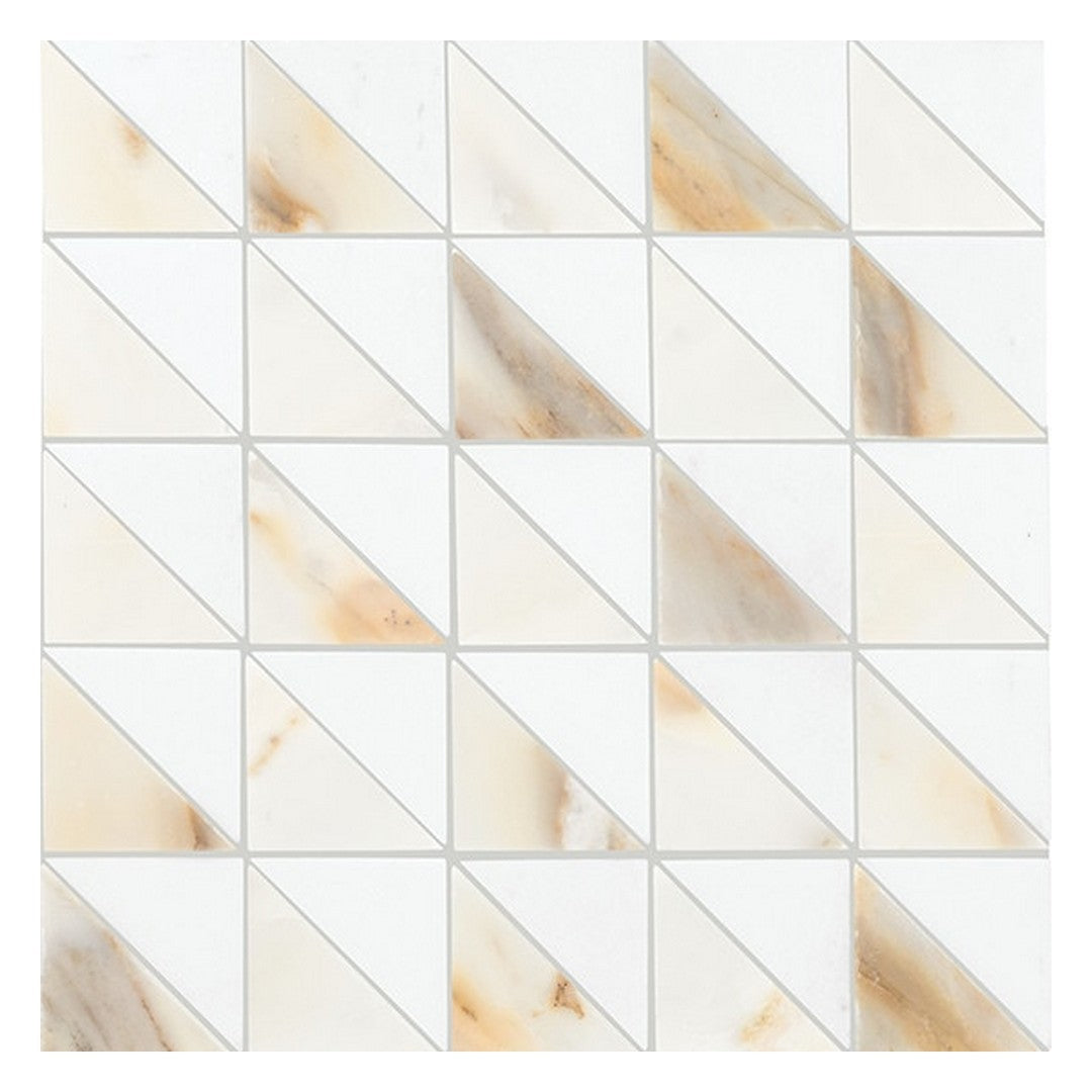 Daltile-Gamma-12-x-12-Honed-Natural-Stone-Triangle-Mosaic-Illusive-Blend