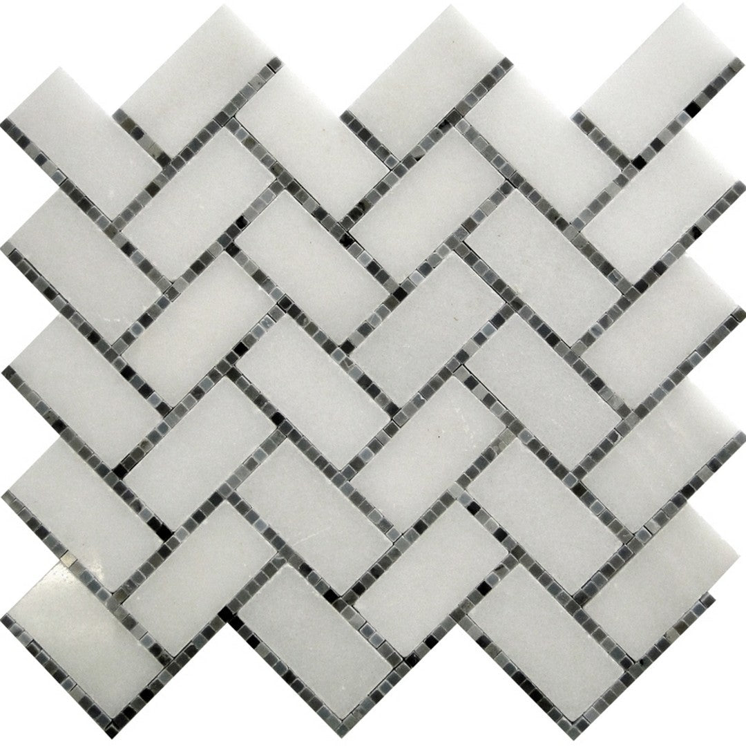 MiR Dc Metro 9.8" x 10.8" Natural Stone Mosaic Polished