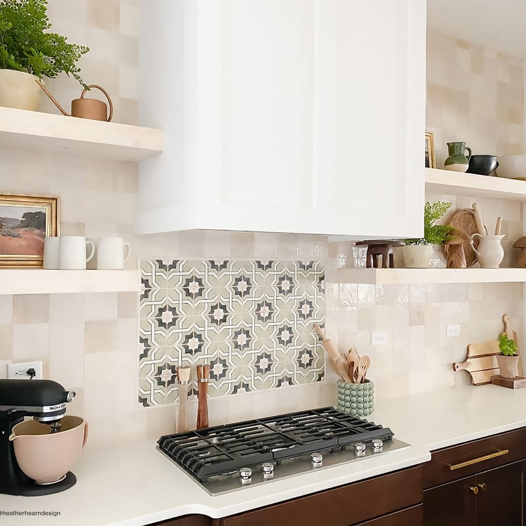 Bedrosians Cloe 5x5 Ceramic Tile: Glossy Finish in Vibrant Colors