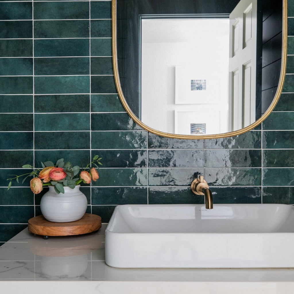 Bedrosians Ceramic Cloe 2.5x8 Tile in Kitchen, Bathroom & Shower Walls