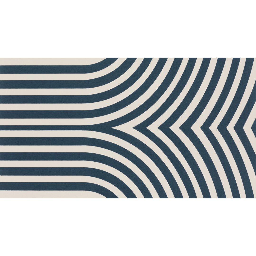 Decortiles Elipse 13" x 24" Satin Arched Ceramic Deco Wall Tile