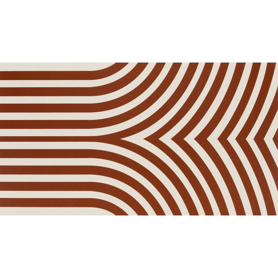 Decortiles Elipse 13" x 24" Satin Arched Ceramic Deco Wall Tile