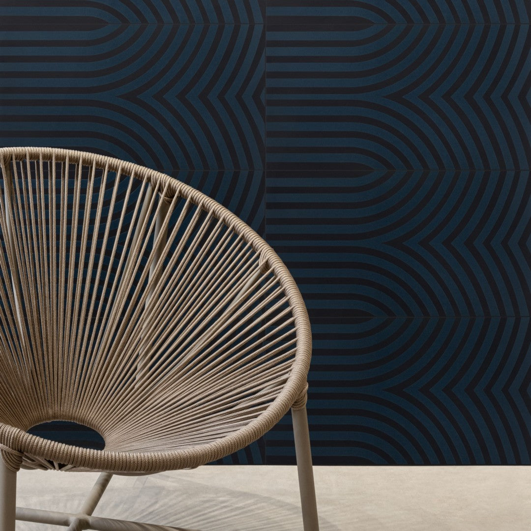 Decortiles-Elipse-13-x-24-Satin-Arched-Ceramic-Deco-Wall-Tile-Preto