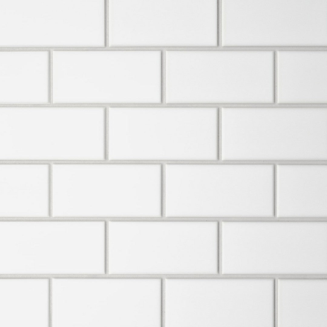 Bedrosians Le Cafe 11.44" x 11.63" Matte Porcelain Off Set Mesh Mount Mosaic (Sale)