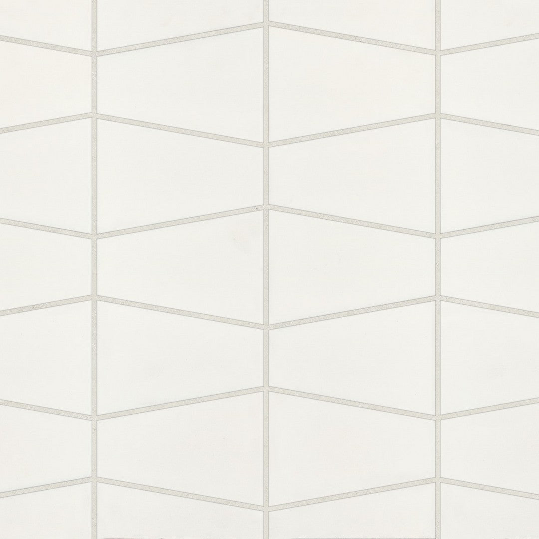 Bedrosians Marin 8.25" x 13" Trapezoid Matte Porcelain Mosaic