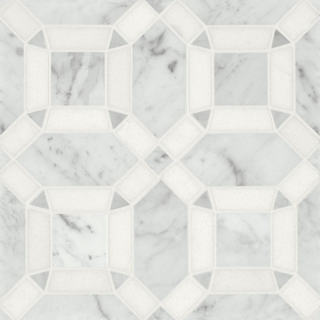 Bedrosians Matisse 11.25" x 11.25" Marble Blend Mosaic 1 (Sale)