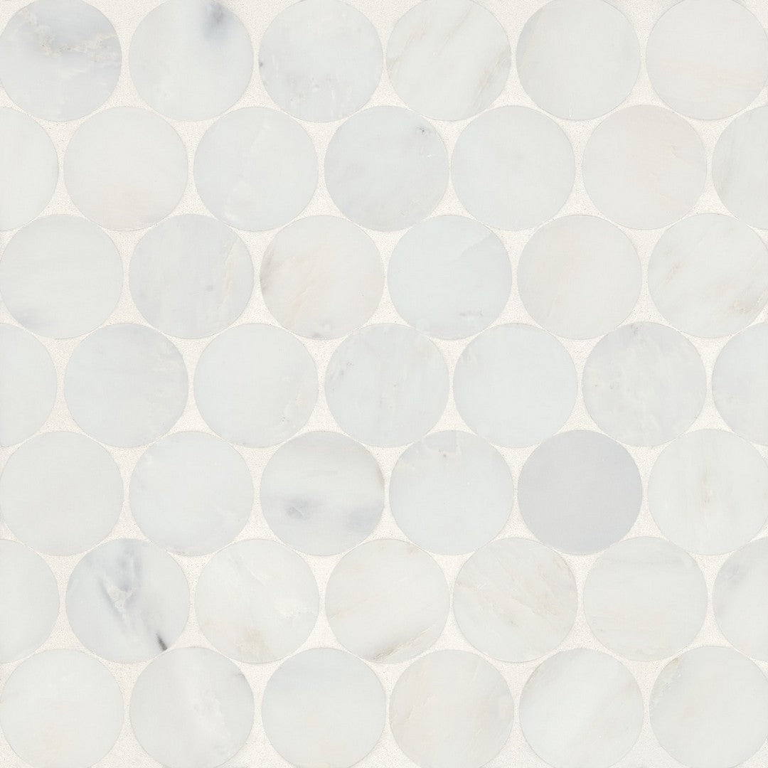 Bedrosians Monet 11.75" x 11.75" Honed Marble 10 Mosaic