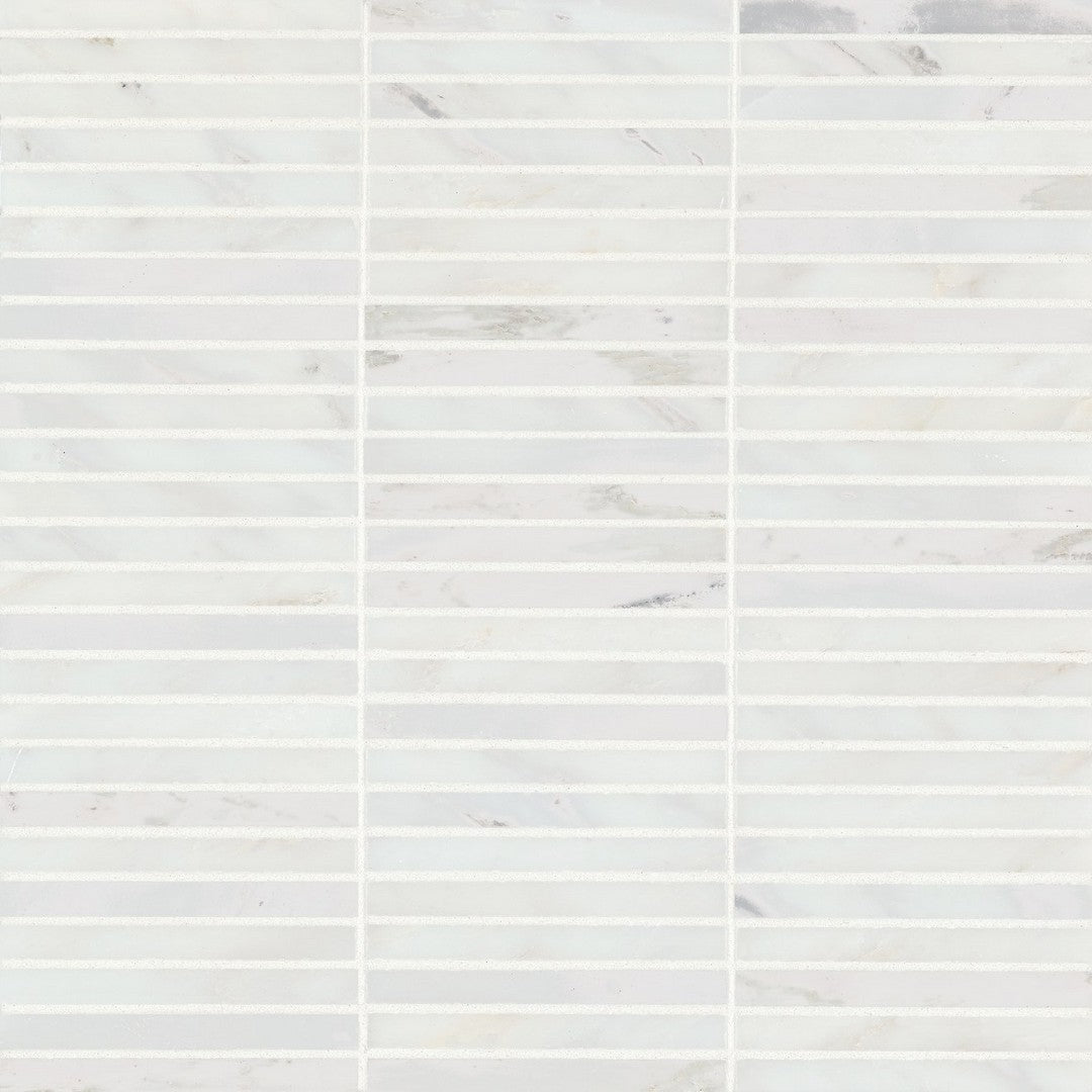 Bedrosians Monet 11.75" x 12" Honed Marble 3 Mosaic (Sale)