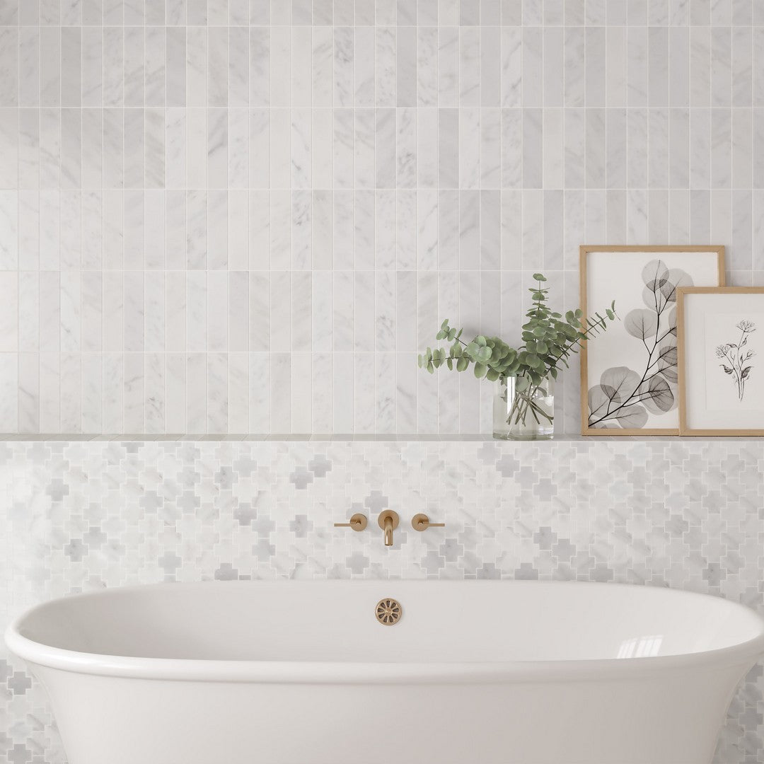 Bedrosians-Monet-11-x-12.25-Honed-Marble-Mosaic-4-Tile-Oriental-White