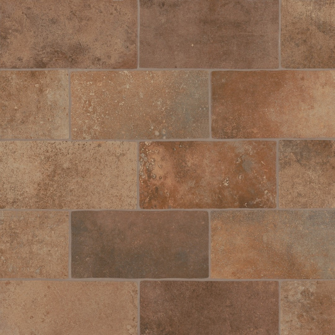 Bedrosians Montana 5" x 10" Matte Porcelain Brick Field Tile (Sale)
