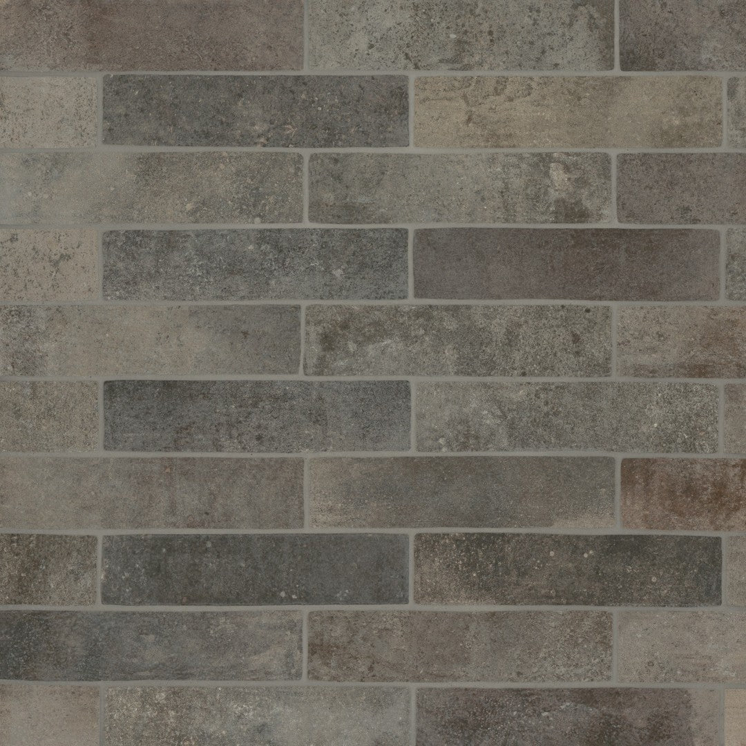 Bedrosians Montana 2.25" x 10" Matte Porcelain Brick Field Tile (Sale)