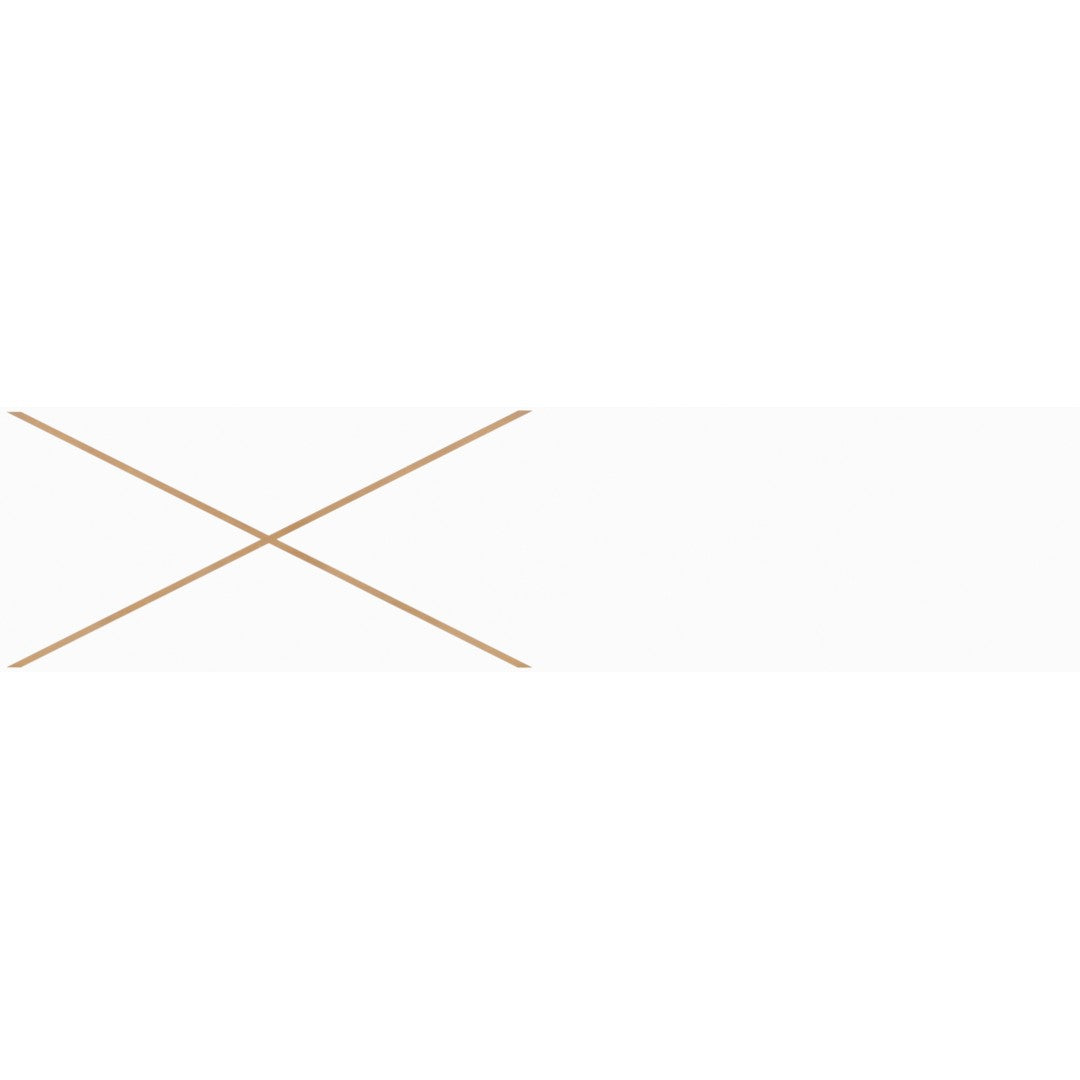 Decortiles Natural 4" x 16" Glossy Patch Tribal Ceramic Deco Tile