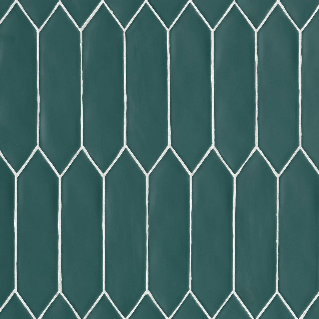 Bedrosians Reine 3" x 12" Picket Pattern Matte Ceramic Wall Tile