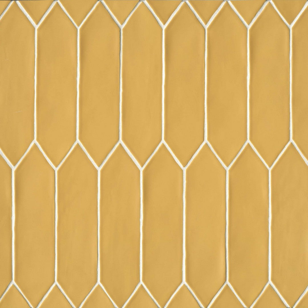 Bedrosians Reine 3" x 12" Picket Pattern Matte Ceramic Wall Tile