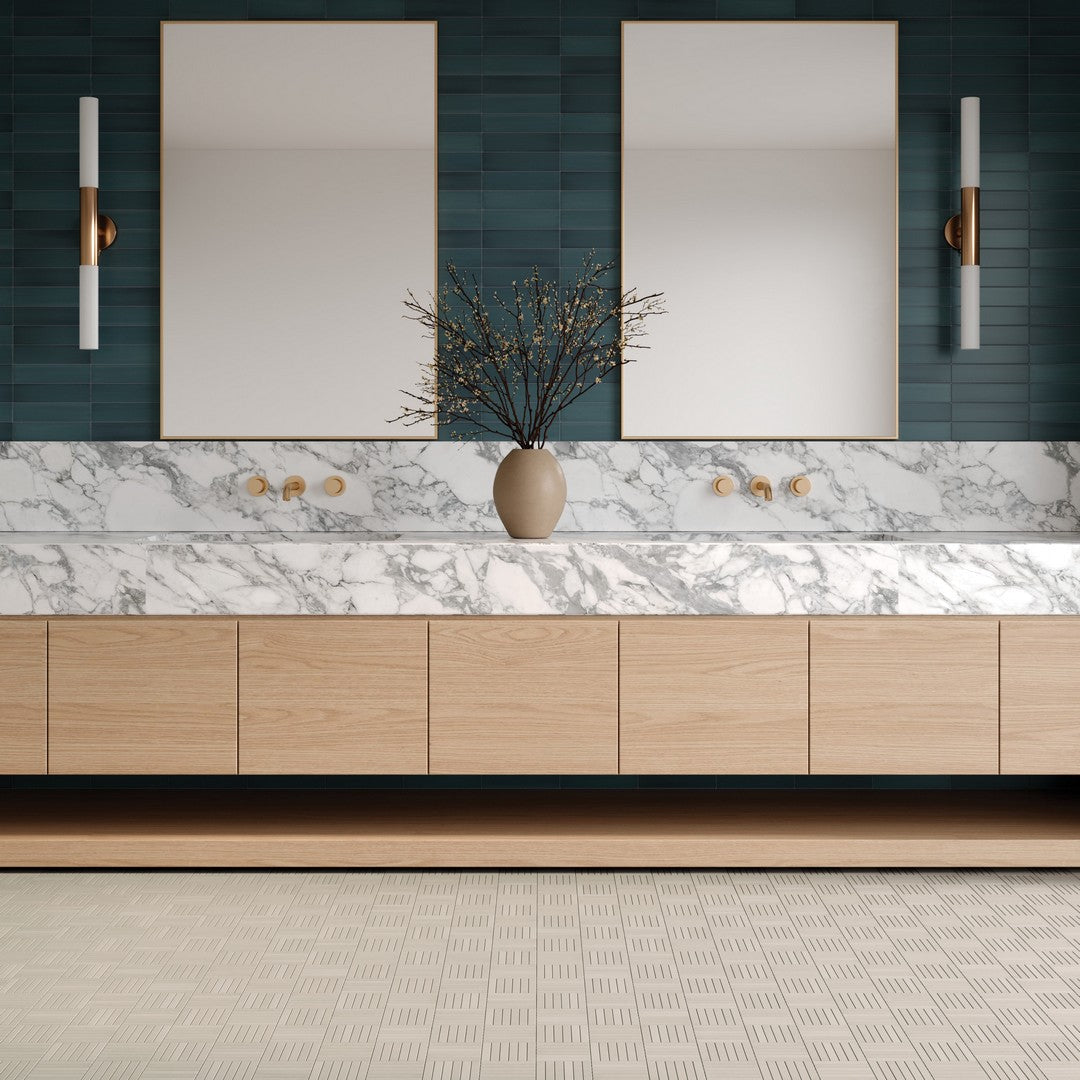 Bedrosians-Sahara-11.75-x-11.75-Matte-Crosshatch-Porcelain-Mosaic-Tile-Grey