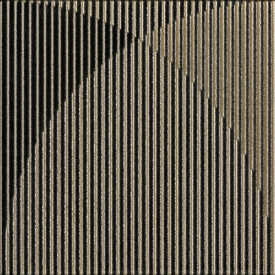 Decortiles Tintoretto 12" x 12" Satin Corduroy Ceramic Deco Wall Tile