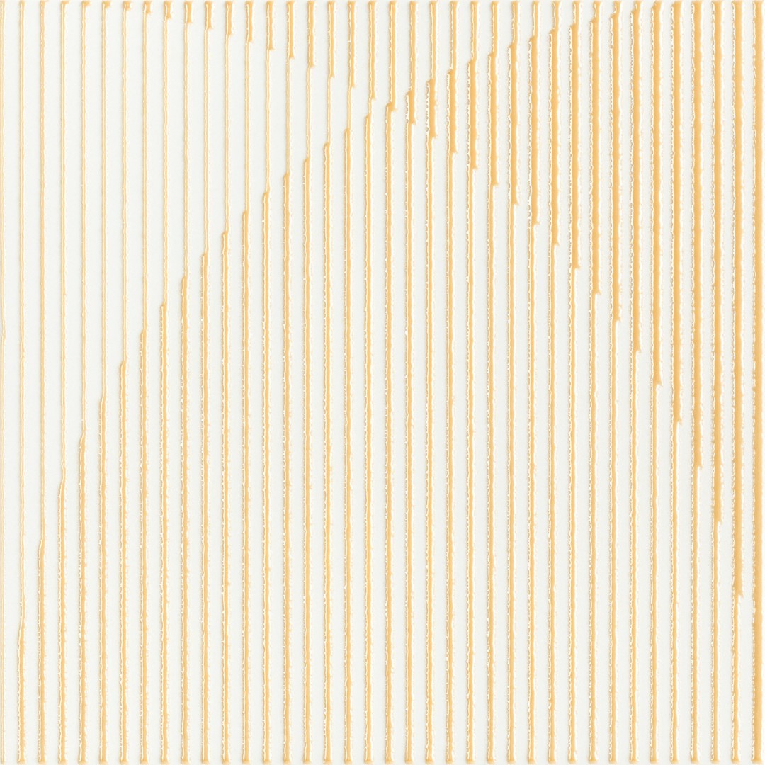 Decortiles Tintoretto 12" x 12" Satin Corduroy Ceramic Deco Wall Tile