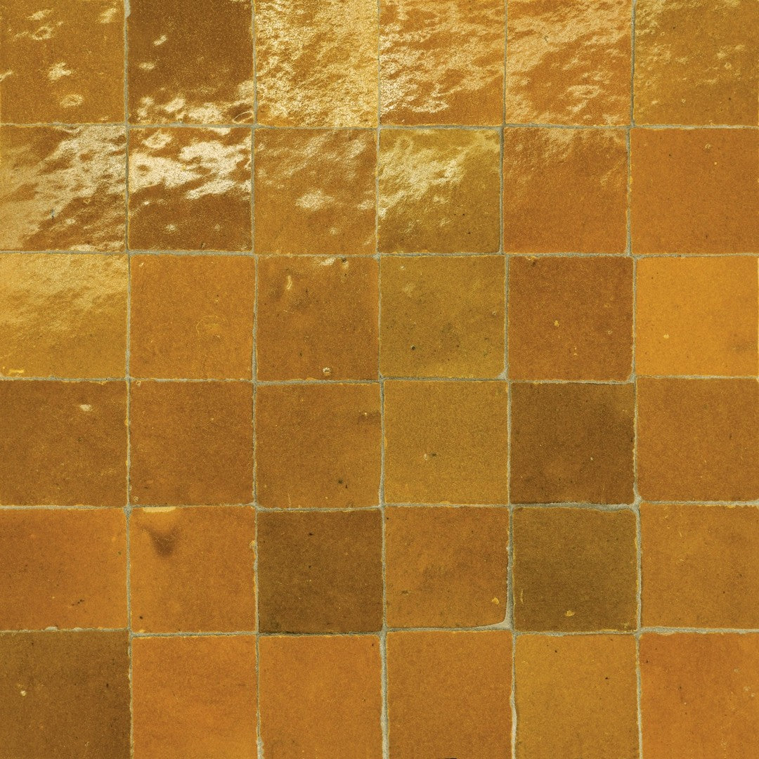 Bedrosians Zagora 12" x 12" Glossy Zellige Mosaic Tile