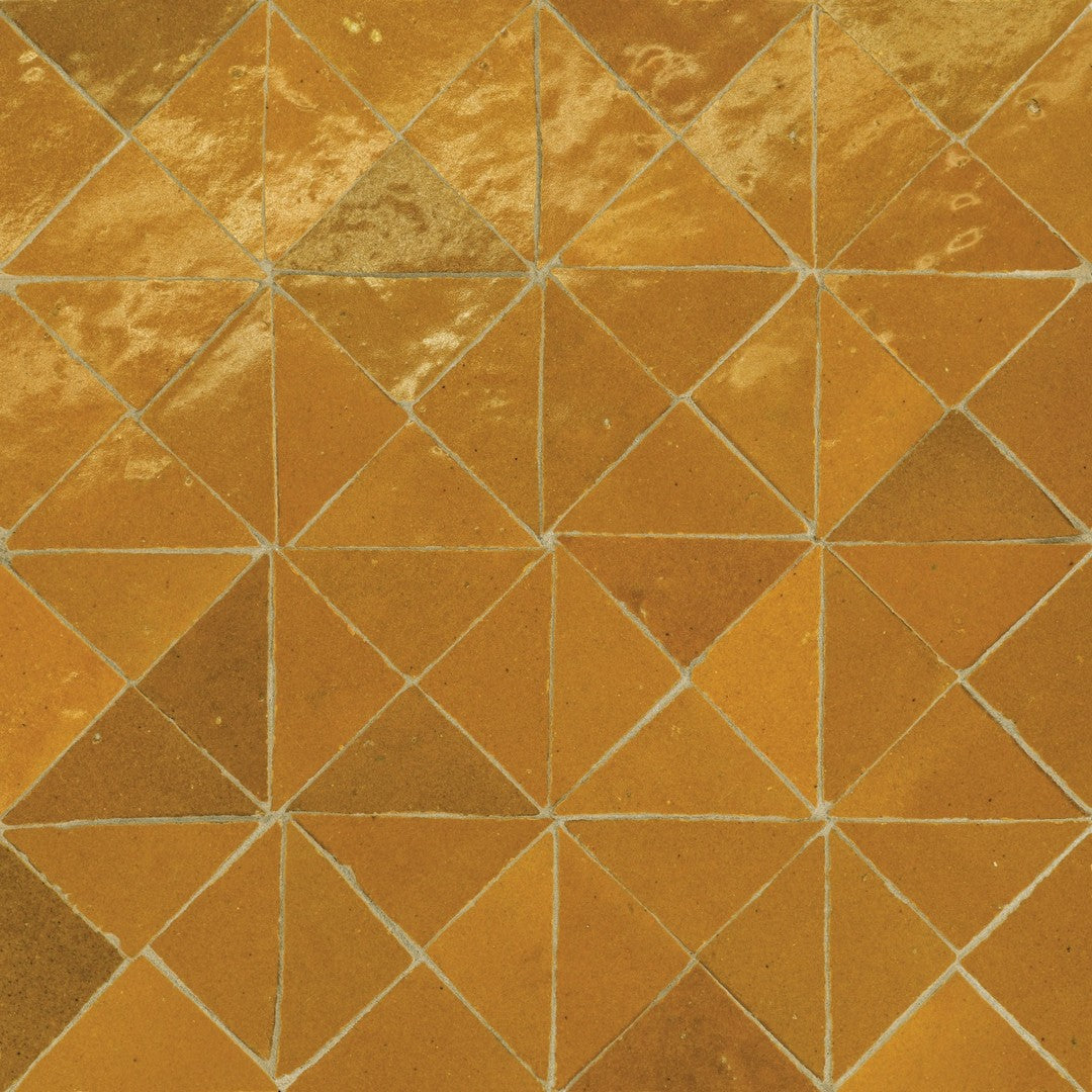 Bedrosians Zagora 12" x 12" Triangle Glossy Zellige Mosaic Tile