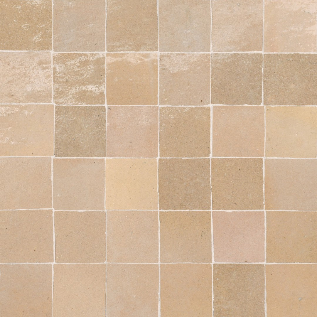 Bedrosians Zagora 12" x 12" Glossy Zellige Mosaic Tile