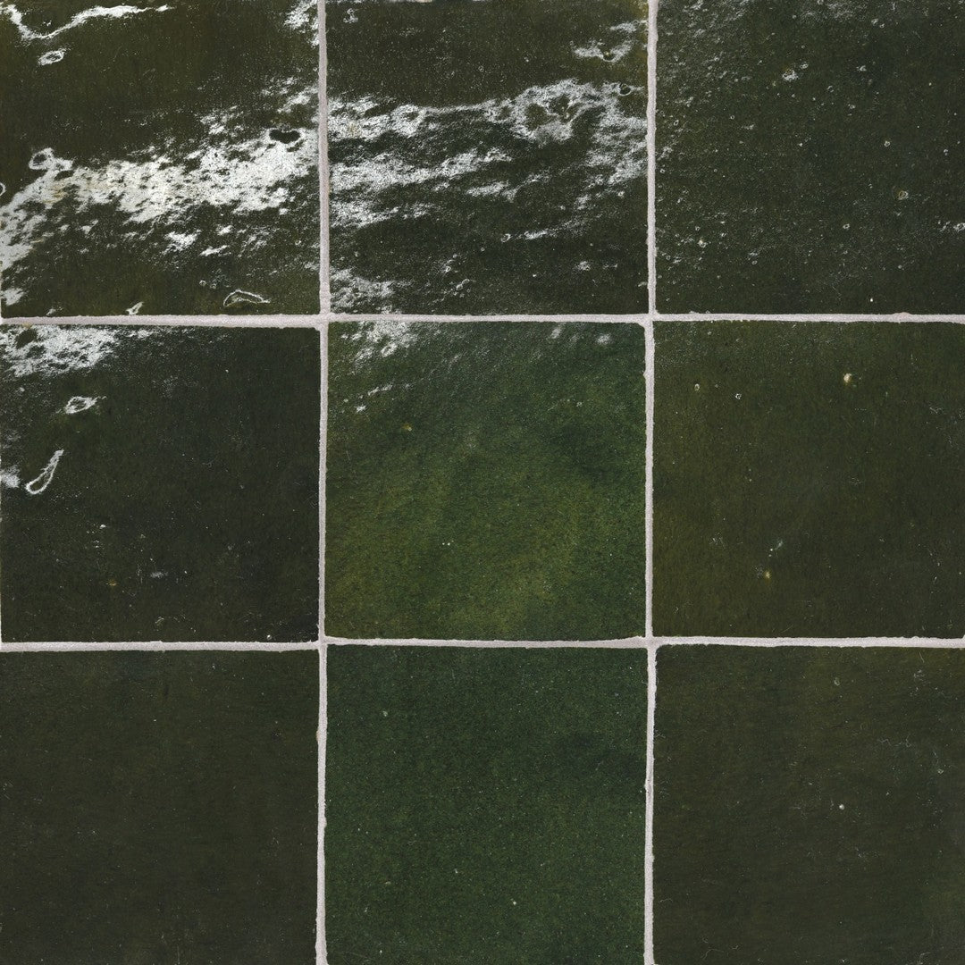 Bedrosians Zagora Ceramic 4x4 Zellige Backsplash Tile in Glossy