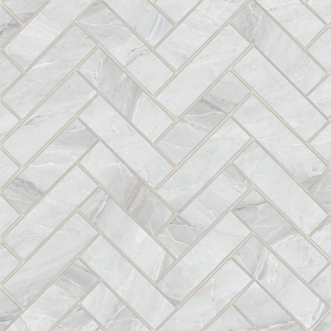 Bedrosians Magnifica ERA 12" x 12" Honed Porcelain 1x4" Herringbone Mosaic