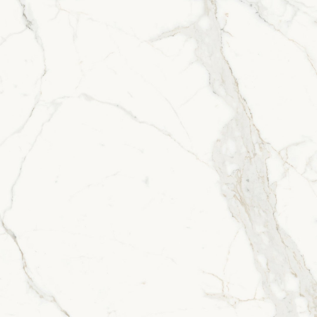 Bedrosians Magnifica Nineteen Forty-Eight 48" x 48" Calacatta Super White Polished Tile 8mm