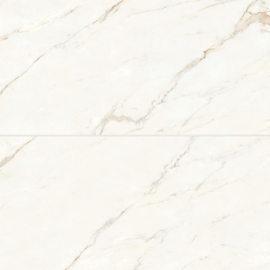 Bedrosians Magnifica 24" x 48" Calacatta Oro Polished Tile 8mm