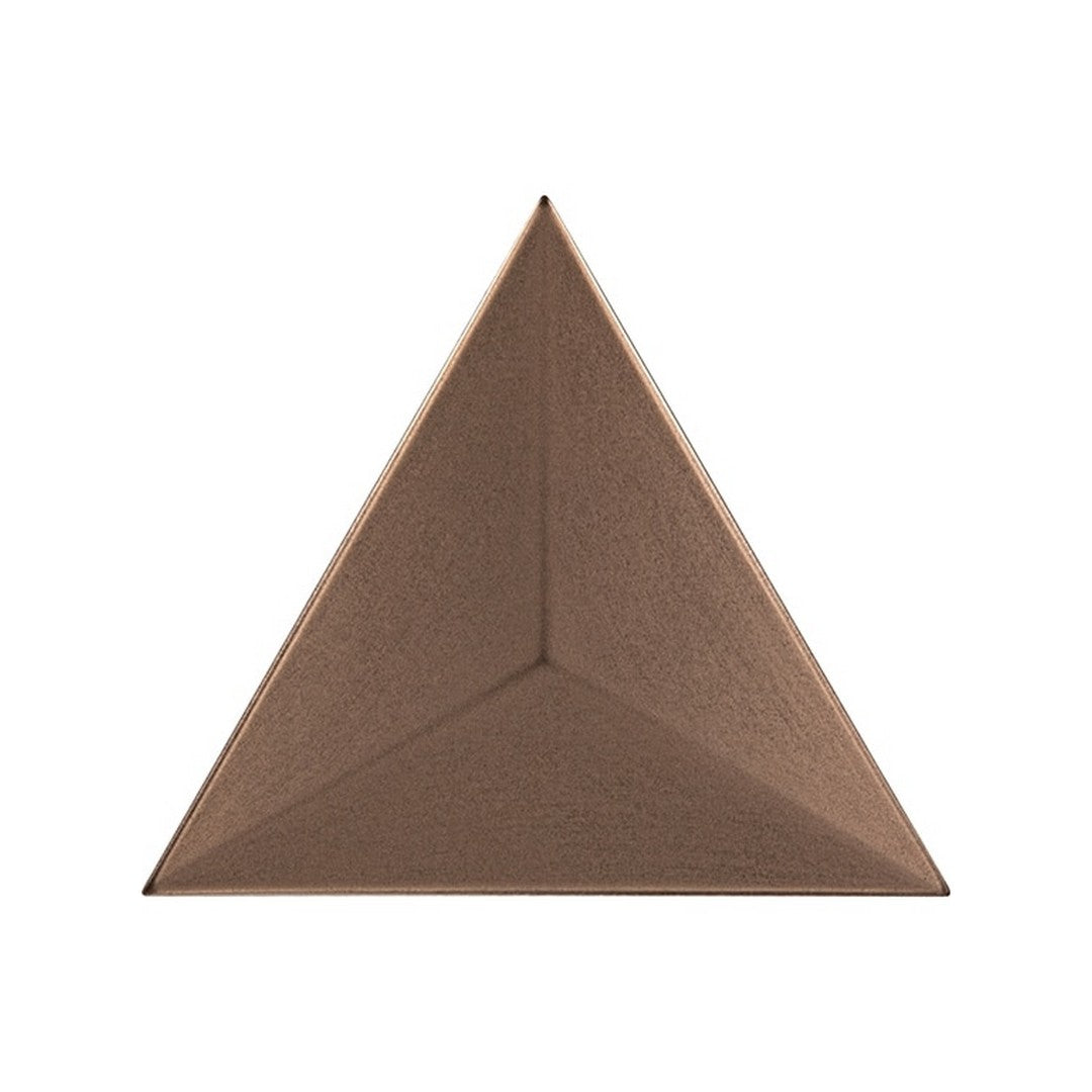 Daltile Electric 5" x 5" Satin Metal & Stone Triangle Peak Wall Tile