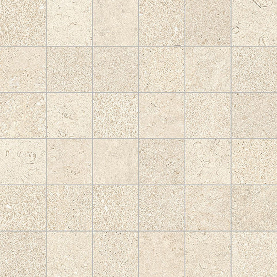 Edimax Astor Feel 12" x 12" Natural Porcelain 2" Mosaic