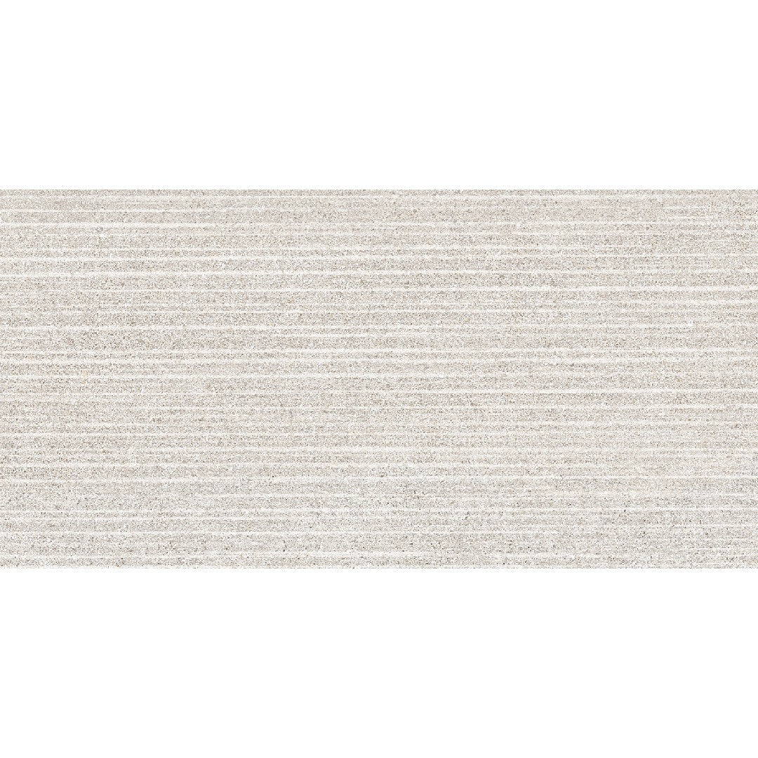 Edimax Astor Feel 12" x 24" Textured Porcelain 3D Stripes Deco Wall Tile