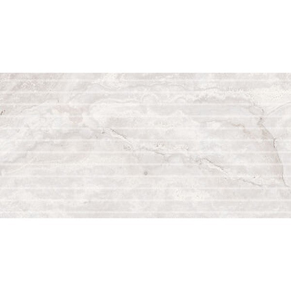 Edimax Astor Stream 12" x 24" Texture Flutes Deco Porcelain Tile