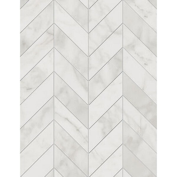 Edimax Astor Velvet 12" x 12" Natural Chevron Porcelain Mosaic