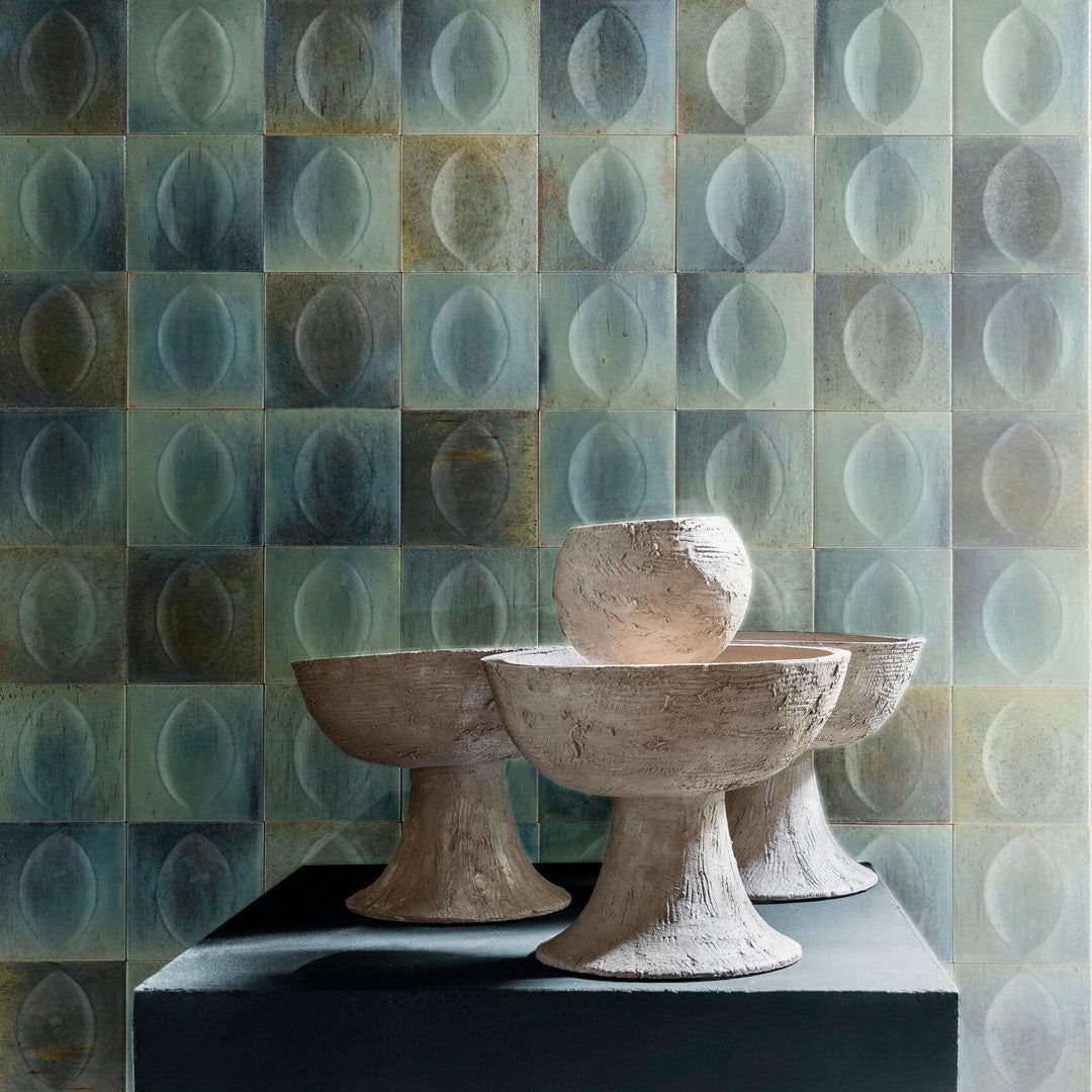 Tesoro-Gleeze-4-x-4-Pressed-Glossy-3D-Egg-Deco-Porcelain-Tile-Turchese