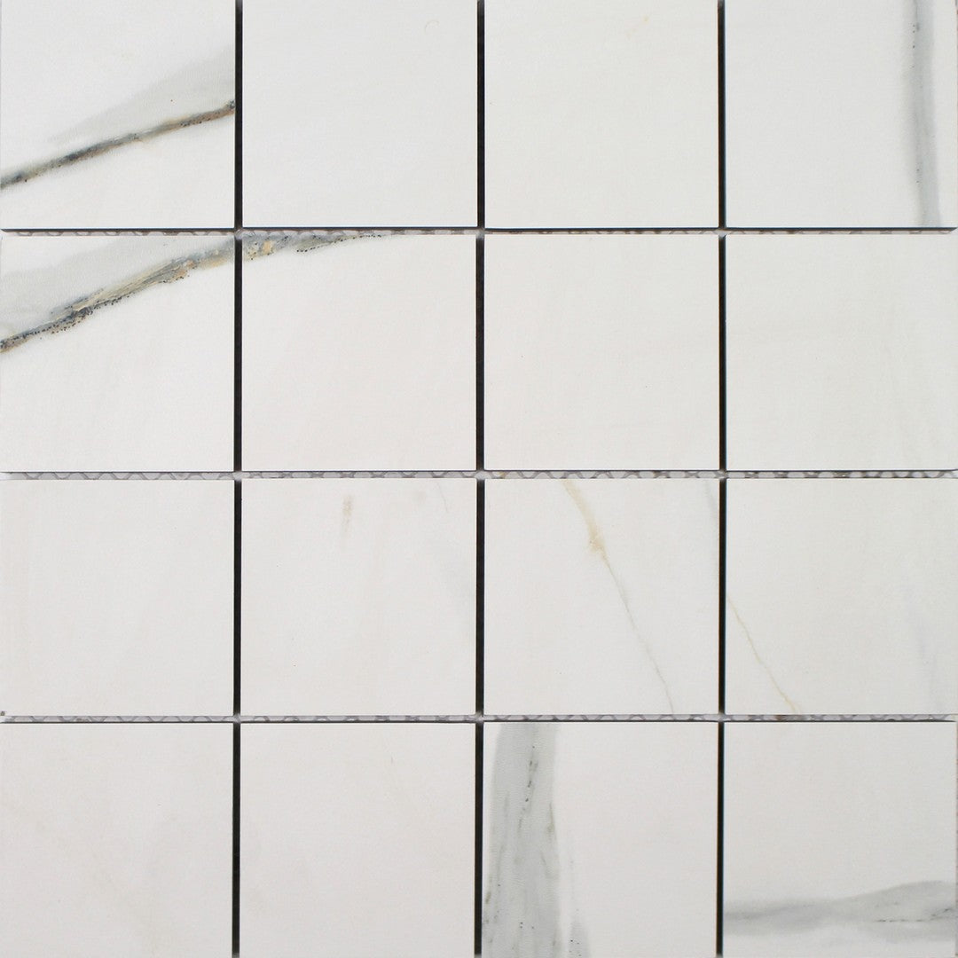 Tesoro Cami 12" x 12" Rectified Matte Porcelain 3" Mosaic