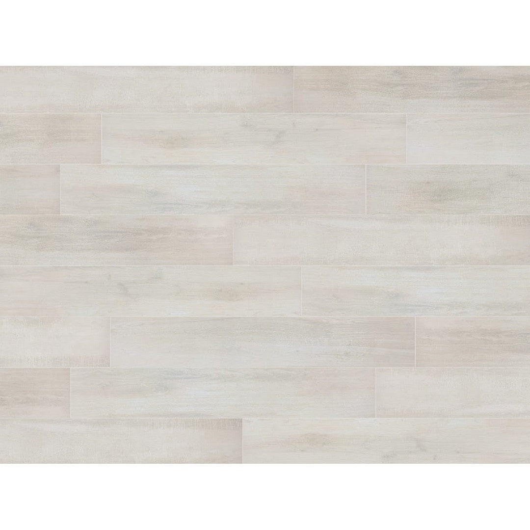 Tesoro Hawa Mahal 8" x 48" Rectified Matte Porcelain Wood Plank