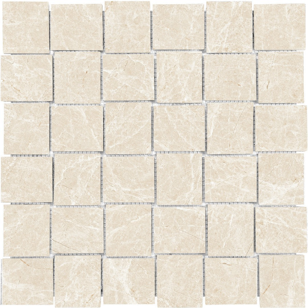 Tesoro Lucca 11.75" x 11.75" Rectified Matte Porcelain Basketweave Mosaic