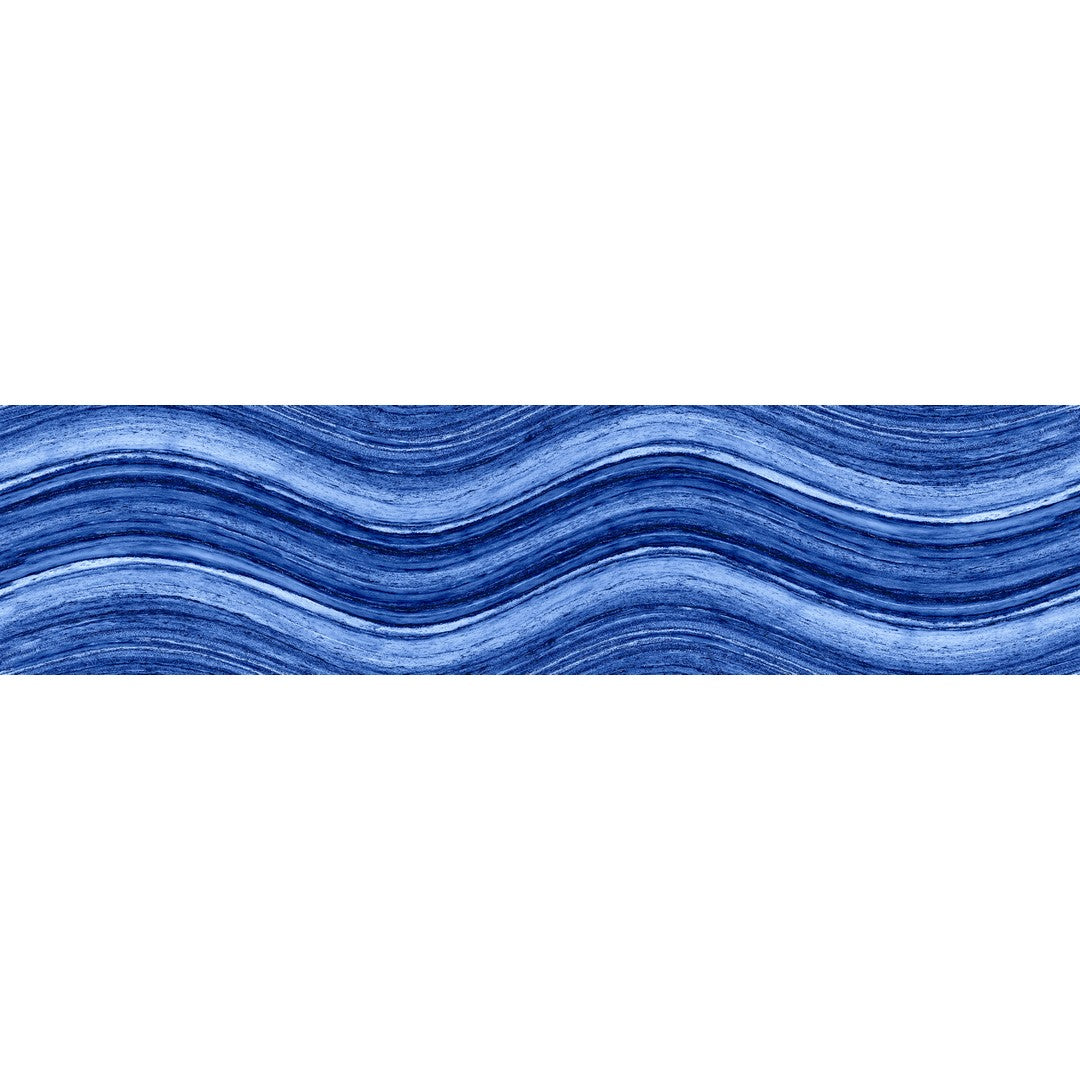 Tesoro Ocean Wave 6" x 24" Glossy Porcelain Tile