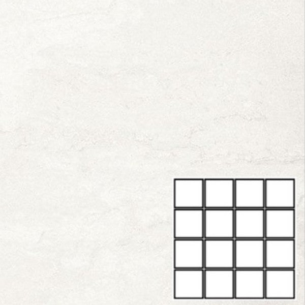 Tesoro Tivolazio 12" x 12" Rectified Matte Porcelain 3" Mosaic